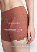 Shorts Feminino Treino - Marrom