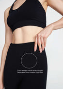 Calça Legging Feminina Skin Soft Ribana - PRETO
