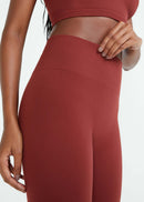 Calça Legging Feminina Skin Soft Ribana - Marrom
