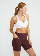Bermuda Feminina 8 Pockets Run - Marrom