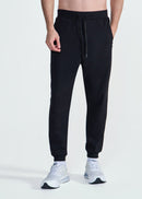 Calça Masculina Moletom Zíper - PRETO