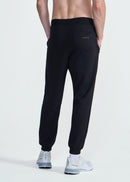 Calça Masculina Moletom Zíper - PRETO