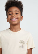 Camiseta Infantil Masculina Manga Curta  Selva - AMARELO