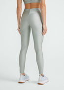 Calça Legging Feminina Básica Brilho - CINZA